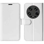 For Xiaomi 14 Ultra R64 Texture Horizontal Flip Leather Phone Case(White)