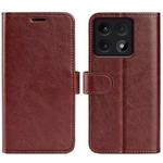 For Xiaomi 14T R64 Texture Horizontal Flip Leather Phone Case(Brown)