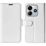 For Xiaomi Redmi Note 14 5G R64 Texture Horizontal Flip Leather Phone Case(White)