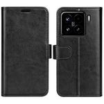 For Xiaomi 15 R64 Texture Horizontal Flip Leather Phone Case(Black)