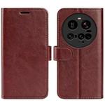 For Xiaomi 15 Ultra R64 Texture Horizontal Flip Leather Phone Case(Brown)