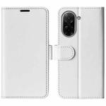 For Redmi A5 4G 173.3mm R64 Texture Horizontal Flip Leather Phone Case(White)