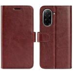 For Redmi A5 4G 173.3mm R64 Texture Horizontal Flip Leather Phone Case(Brown)