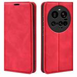 For Xiaomi 15 Ultra Retro-skin Magnetic Suction Leather Phone Case(Red)