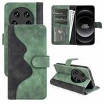 For Xiaomi 14 Ultra Stitching Horizontal Flip Leather Phone Case(Green)