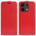 For Xiaomi Redmi Note 13 4G R64 Texture Single Vertical Flip Leather Phone Case(Red)