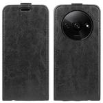 For Xiaomi Redmi A3 R64 Texture Single Vertical Flip Leather Phone Case(Black)