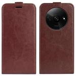 For Xiaomi Redmi A3 R64 Texture Single Vertical Flip Leather Phone Case(Brown)