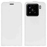 For Xiaomi 15 R64 Texture Single Vertical Flip Leather Phone Case(White)