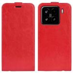 For Xiaomi 15 R64 Texture Single Vertical Flip Leather Phone Case(Red)
