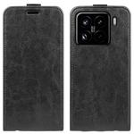 For Xiaomi 15 Pro R64 Texture Single Vertical Flip Leather Phone Case(Black)