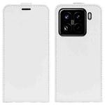 For Xiaomi 15 Pro R64 Texture Single Vertical Flip Leather Phone Case(White)