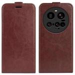 For Xiaomi 15 Ultra R64 Texture Single Vertical Flip Leather Phone Case(Brown)