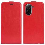 For Redmi A5 4G 173.3mm R64 Texture Single Vertical Flip Leather Phone Case(Red)