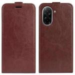 For Redmi A5 4G 173.3mm R64 Texture Single Vertical Flip Leather Phone Case(Brown)