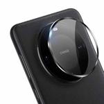 For Huawei Mate 60 Pro / Mate 60 Pro+ ENKAY Hat-Prince 9H Rear Camera Lens Aluminium Alloy Tempered Glass Full Film(Black)