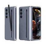 For Samsung Galaxy Z Fold7 5G Skinfeel Shockproof Phone Case, No Pen(Dark Grey)
