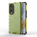 For Honor 90 Shockproof Honeycomb Phone Case(Green)