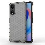 For Honor Play 40 Shockproof Honeycomb Phone Case(Black)