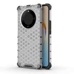 For Honor X50 Shockproof Honeycomb Phone Case(White)