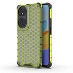 For Honor X7b Shockproof Honeycomb Phone Case(Green)