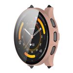 For Garmin Venu 3 ENKAY Hat-Prince Full Coverage PC + Tempered Glass Film Integrated Watch Case(Pink)