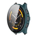 For Garmin Venu 3S ENKAY Hat-Prince Full Coverage PC + Tempered Glass Film Integrated Watch Case(Dark Green)