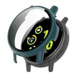 For Garmin Active 5 ENKAY Hat-Prince Full Coverage PC + Tempered Glass Film Integrated Watch Case(Dark Green)