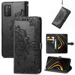 For Xiaomi Poco M3 Mandala Flower Embossed Leather Phone Case(Black)