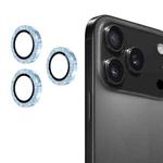 For iPhone 17 Pro / 17 Pro Max ENKAY Hat-Prince Glitter Rear Lens Aluminium Alloy Tempered Glass Film(Sierra Blue)