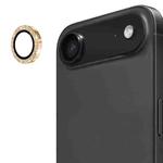 For iPhone 17 Air ENKAY Hat-Prince Glitter Rear Lens Aluminium Alloy Tempered Glass Film(Gold)