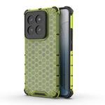 For Xiaomi 14 Pro Shockproof Honeycomb Phone Case(Green)