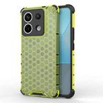For Xiaomi Poco X6 Shockproof Honeycomb Phone Case(Green)