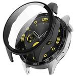 For Huawei Watch GT 4 46mm PC + Tempered Film Integrated Watch Protective Case(Black)