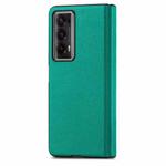 For Honor Magic V2 Litchi Magnetic Hinge Shockproof Phone Case(Green)
