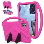 For Honor Pad 10 2025 EVA Shockproof Tablet Case with Holder(Rose Red)