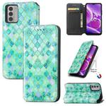 For Nokia G42 CaseNeo Colorful Magnetic Leather Phone Case(Emeralds)