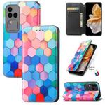 For vivo S18 Pro CaseNeo Colorful Magnetic Leather Phone Case(Colorful Cube)