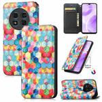 For Ulefone Note 15 CaseNeo Colorful Magnetic Leather Phone Case(Magic Space)
