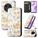 For Ulefone Note 15 CaseNeo Colorful Magnetic Leather Phone Case(Rhombus)