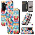 For ASUS  Zenfone 10 CaseNeo Colorful Magnetic Leather Phone Case(Magic Space)