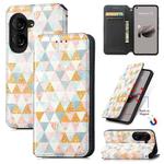 For ASUS  Zenfone 10 CaseNeo Colorful Magnetic Leather Phone Case(Rhombus)