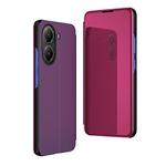 For Xiaomi  Poco X7 Pro Plated Mirror Horizontal Flip Leather Phone Case with Holder(Purple Blue)