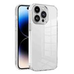 For iPhone 14 Pro Max Ice Color Clear PC Hybrid TPU Phone Case(White)