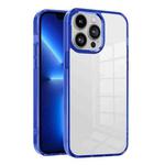 For iPhone 13 Pro Ice Color Clear PC Hybrid TPU Phone Case(Bllue)