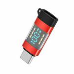 USB-C / Type-C to Type-C OTG Adapter with Digital Display(Red)