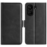 For Xiaomi Redmi 13C 4G Dual-side Magnetic Buckle Horizontal Flip Leather Phone Case(Black)