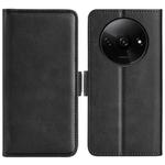 For Xiaomi Redmi A3 Dual-side Magnetic Buckle Horizontal Flip Leather Phone Case(Black)