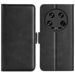 For Xiaomi 14 Ultra Dual-side Magnetic Buckle Horizontal Flip Leather Phone Case(Black)