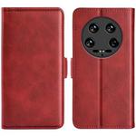 For Xiaomi 14 Ultra Dual-side Magnetic Buckle Horizontal Flip Leather Phone Case(Red)